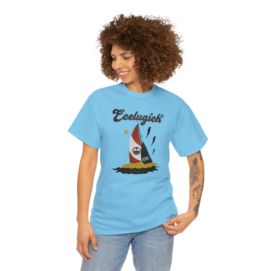 ECELUGICH Unisex Heavy Cotton Tee