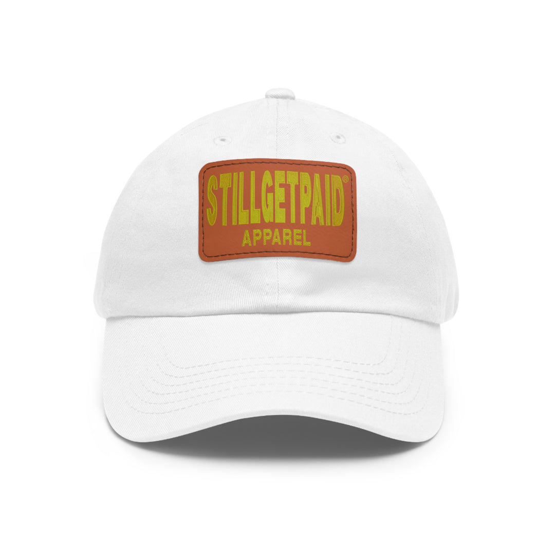 STILLGETPAID APPAREL Dad Hat with Leather Patch