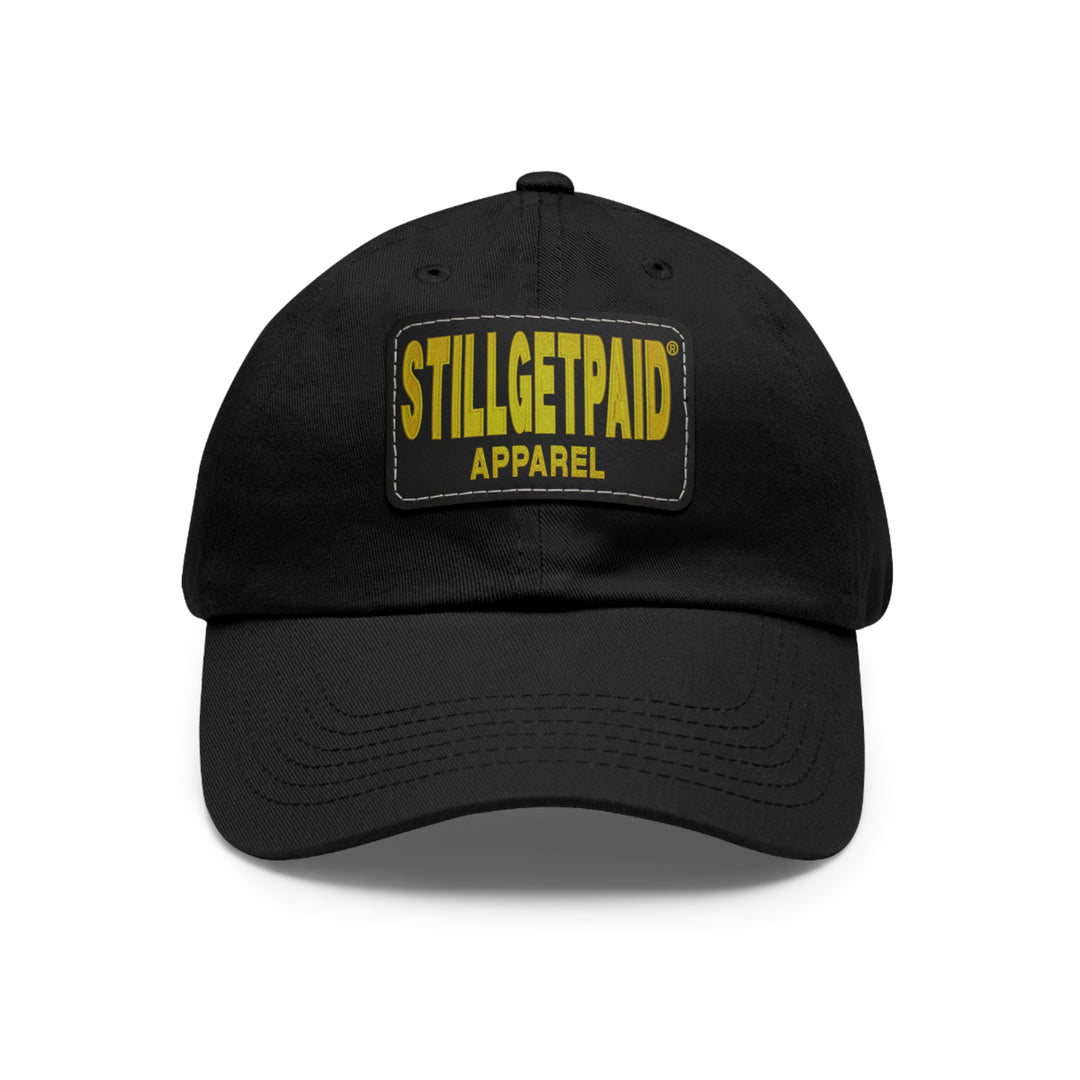 STILLGETPAID APPAREL Dad Hat with Leather Patch