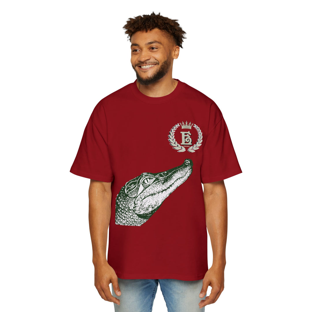 ECELUGICH® Men's Heavy Oversized Tee