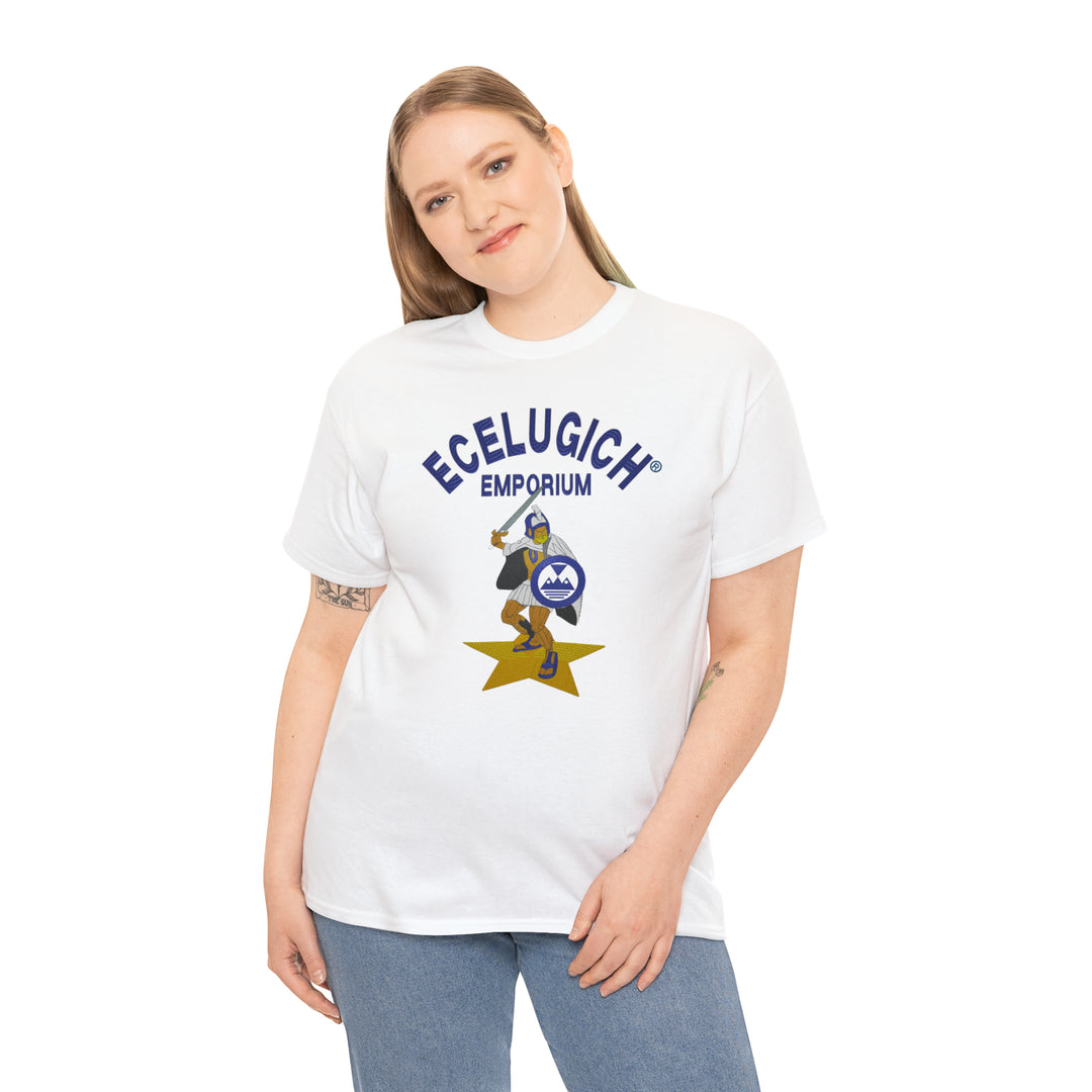 ECELUGICH Unisex Heavy Cotton Tee