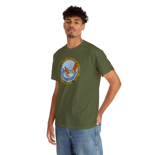 ECELUGICH Unisex Heavy Cotton Tee