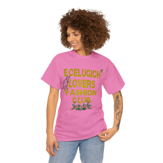 ECELUGICH Unisex Heavy Cotton Tee