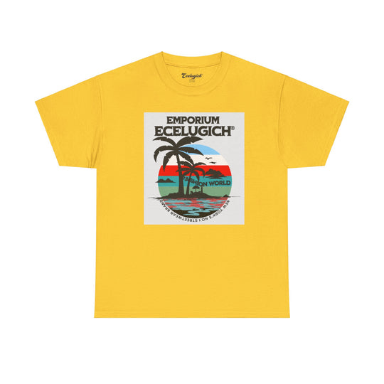 ECELUGICH Unisex Heavy Cotton Tee