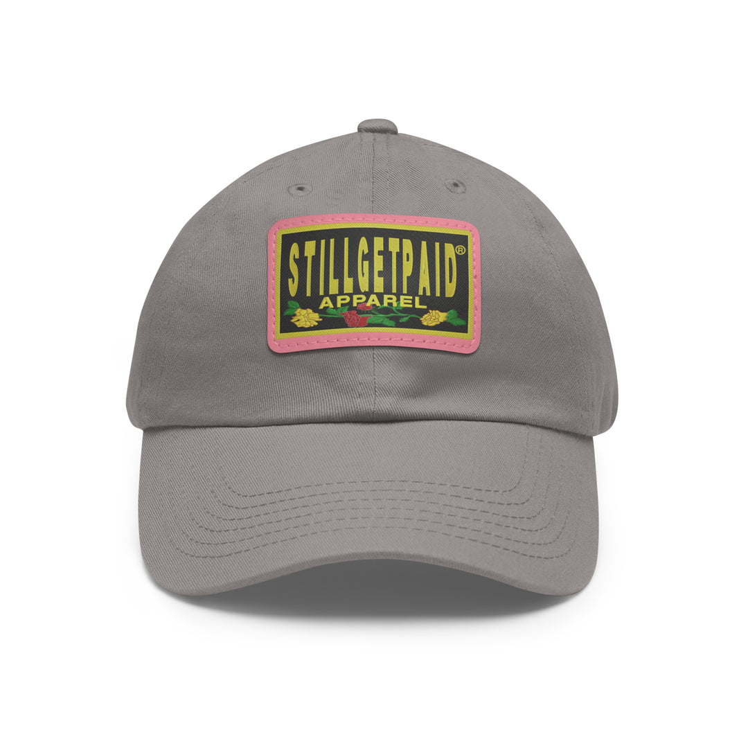 STILLGETPAID APPAREL Dad Hat with Leather Patch