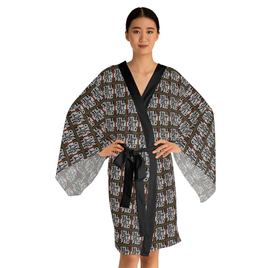 STILLGETPAID APPAREL Long Sleeve Kimono Robe