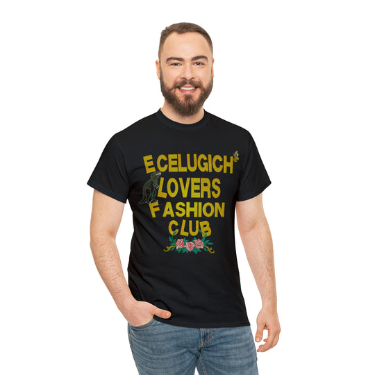 ECELUGICH Unisex Heavy Cotton Tee