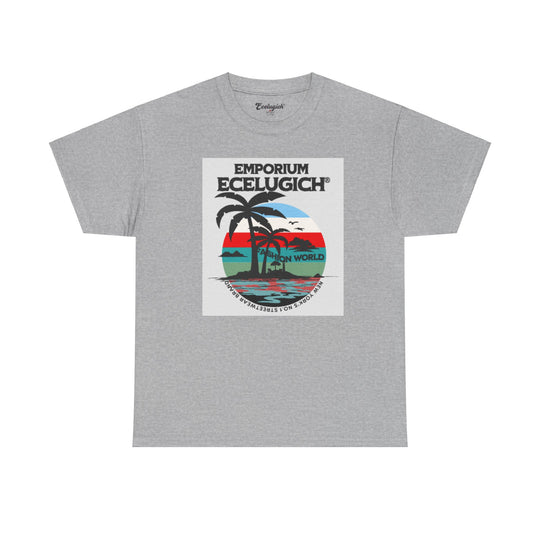 ECELUGICH Unisex Heavy Cotton Tee