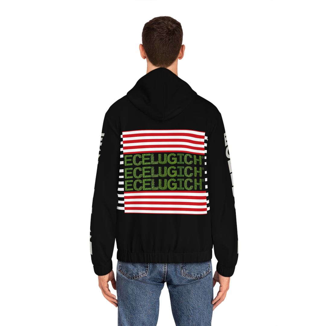 ECELUGICH® Men's Full-Zip Hoodie