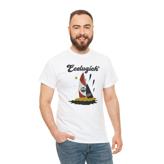 ECELUGICH Unisex Heavy Cotton Tee