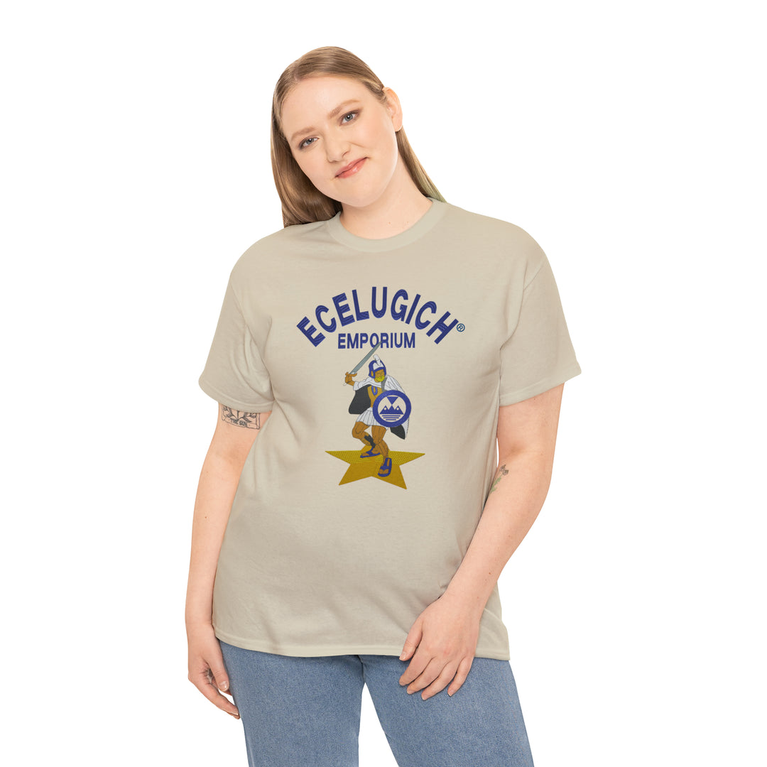 ECELUGICH Unisex Heavy Cotton Tee