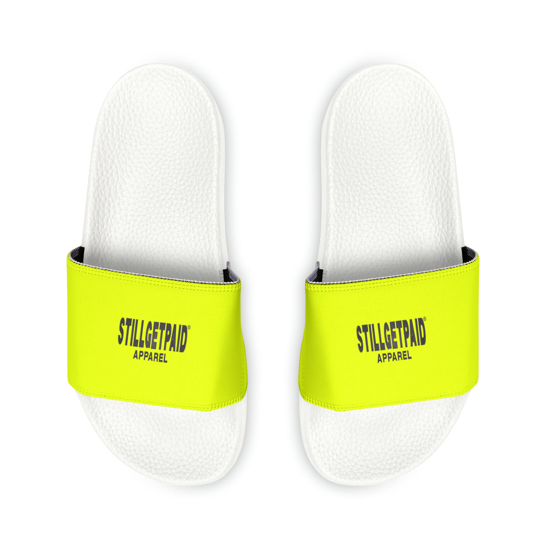 STILLGETPAID APPAREL Women's PU Slide Sandals