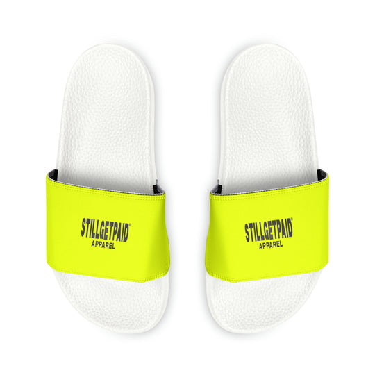 STILLGETPAID APPAREL Women's PU Slide Sandals