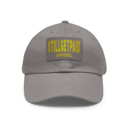 STILLGETPAID APPAREL Dad Hat with Leather Patch