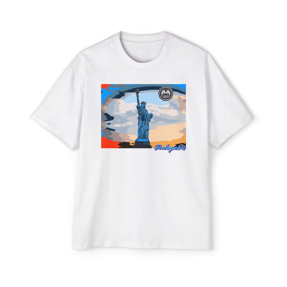 ECELUGICH® Men's Heavy Oversized Tee