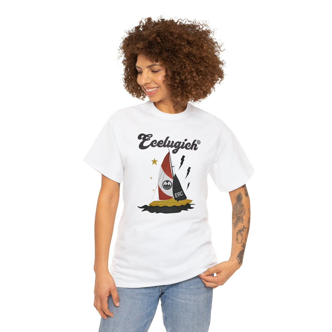 ECELUGICH Unisex Heavy Cotton Tee