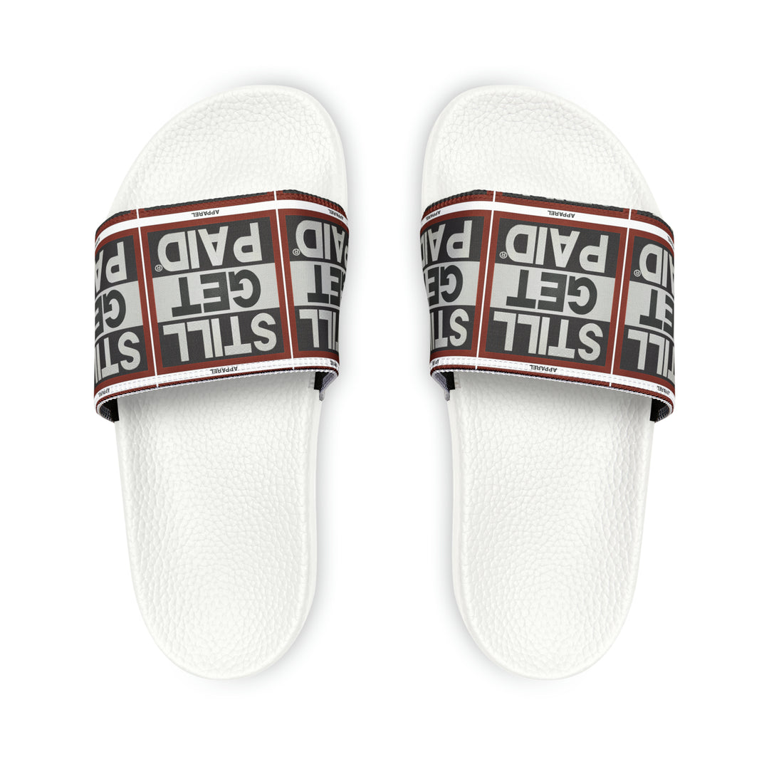 STILLGETPAID APPAREL Women's PU Slide Sandals