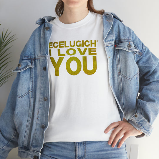 ECELUGICH Unisex Heavy Cotton Tee