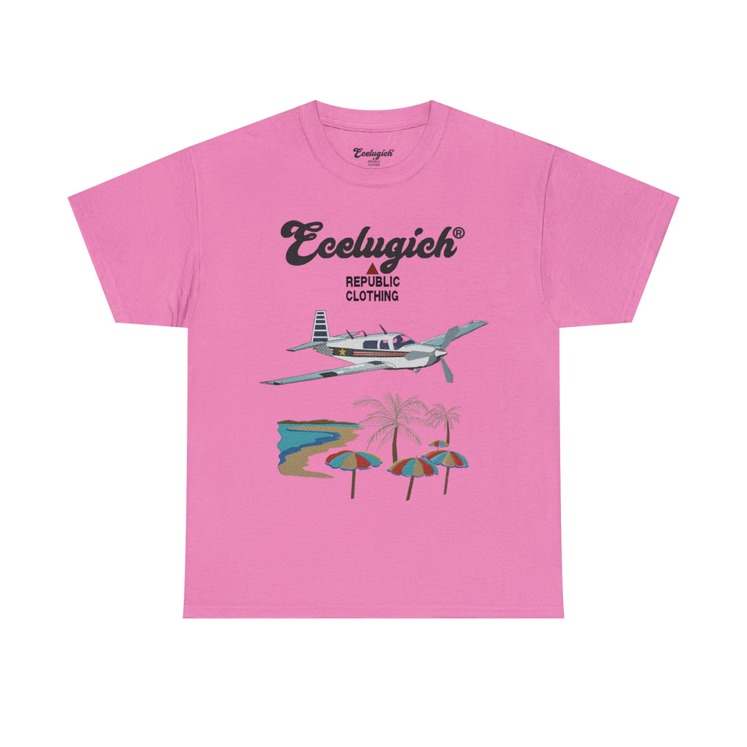 ECELUGICH Unisex Heavy Cotton Tee