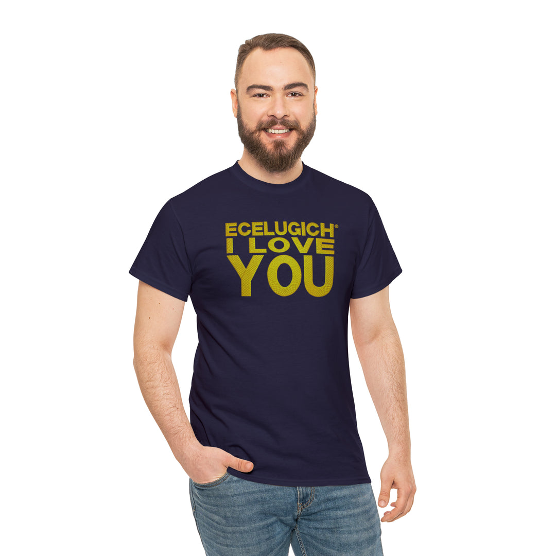 ECELUGICH Unisex Heavy Cotton Tee