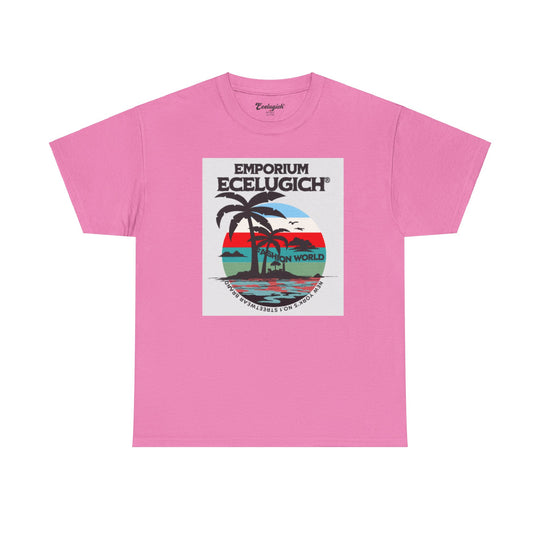 ECELUGICH Unisex Heavy Cotton Tee