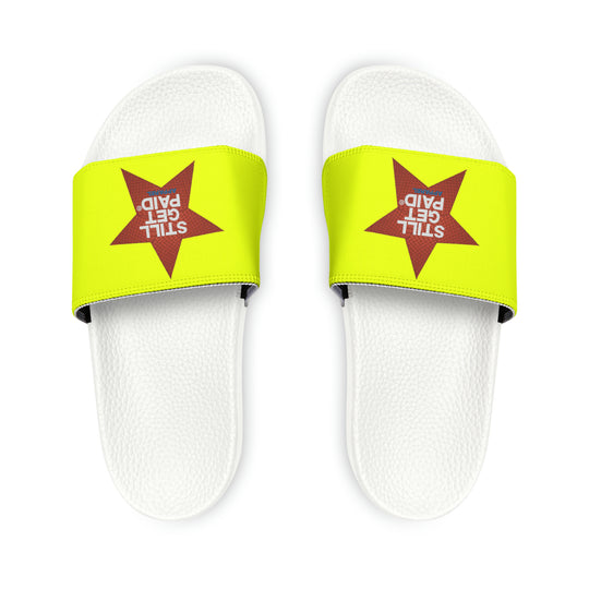 STILLGETPAID APPAREL Men's PU Slide Sandals