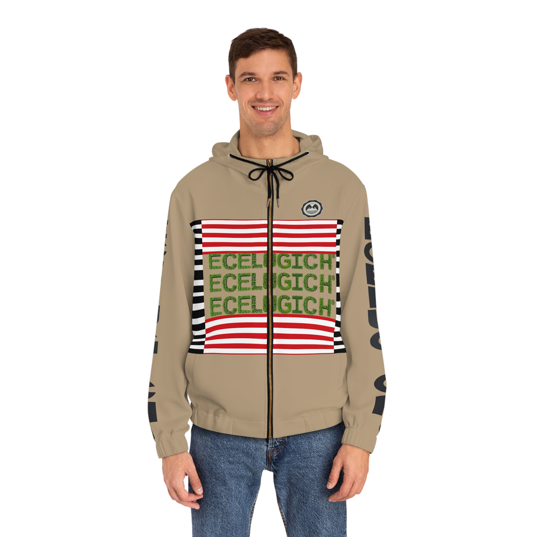 ECELUGICH® Men's Full-Zip Hoodie