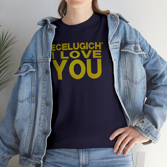 ECELUGICH Unisex Heavy Cotton Tee