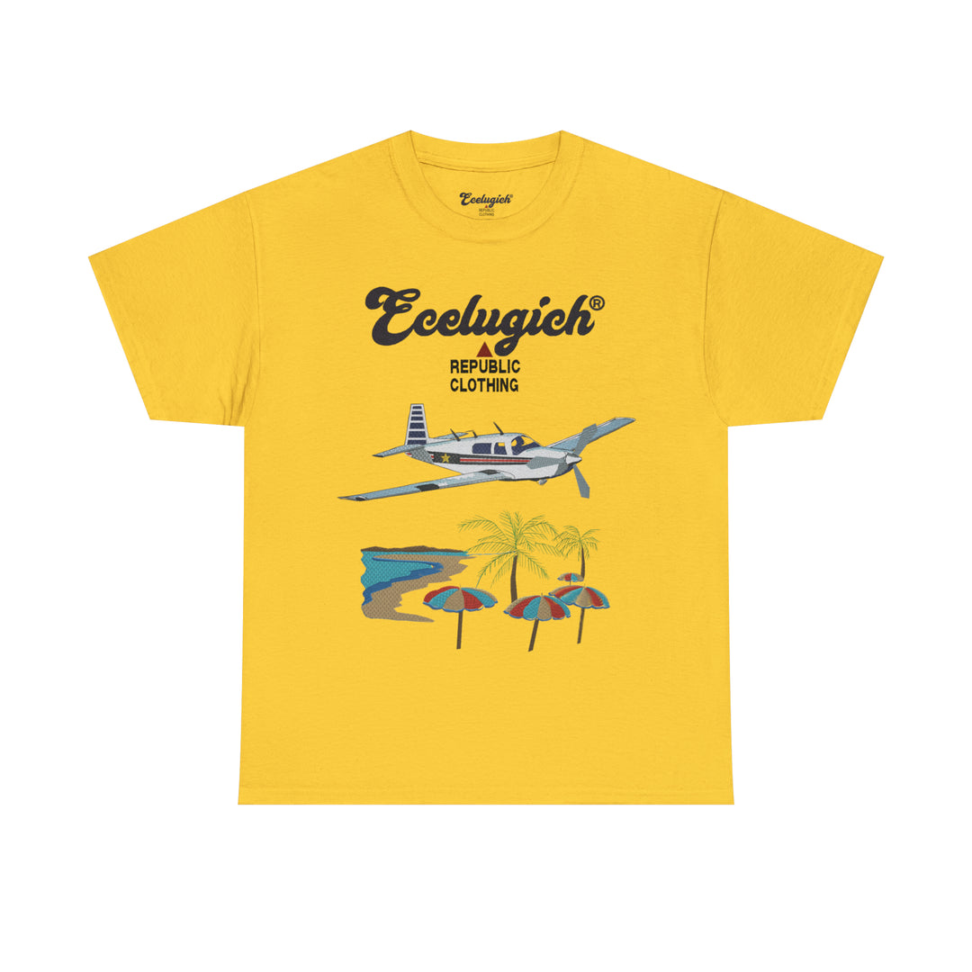 ECELUGICH Unisex Heavy Cotton Tee