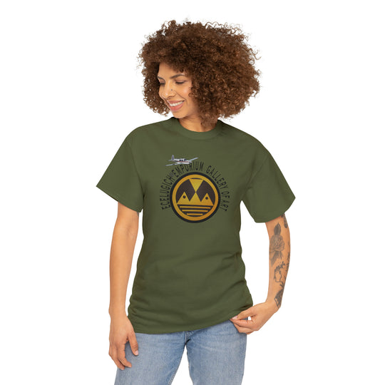 ECELUGICH Unisex Heavy Cotton Tee