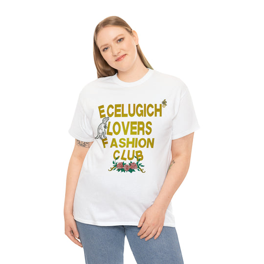 ECELUGICH Unisex Heavy Cotton Tee