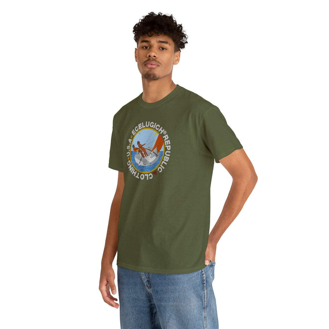 ECELUGICH Unisex Heavy Cotton Tee