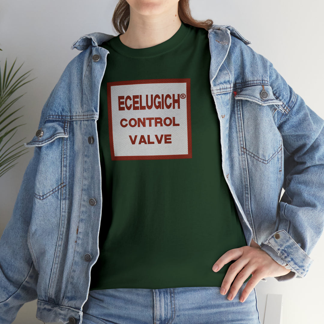 ECELUGICH Unisex Heavy Cotton Tee