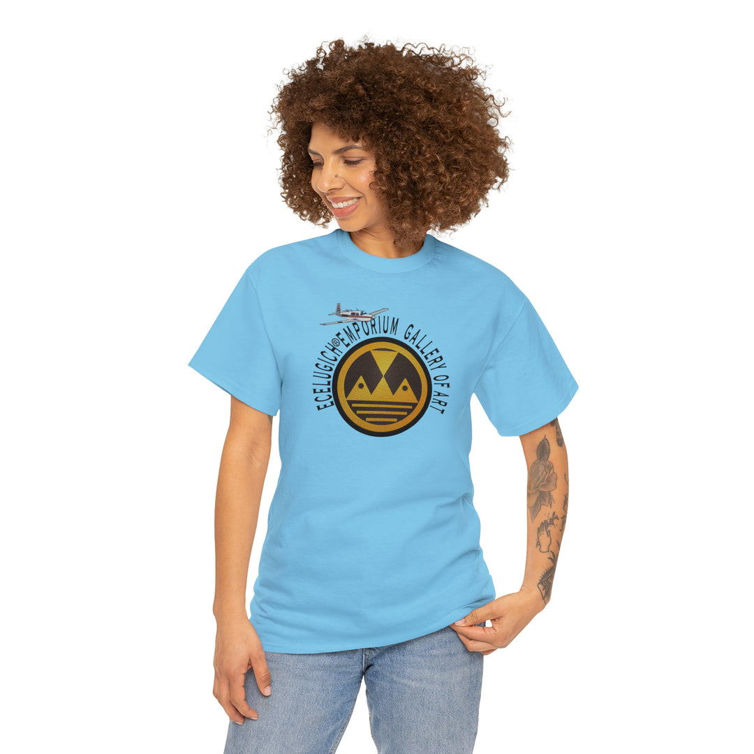 ECELUGICH Unisex Heavy Cotton Tee