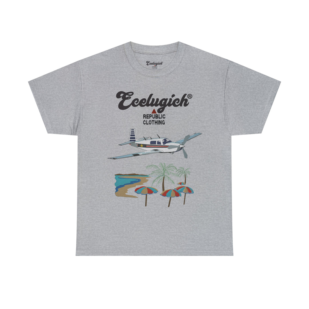 ECELUGICH Unisex Heavy Cotton Tee