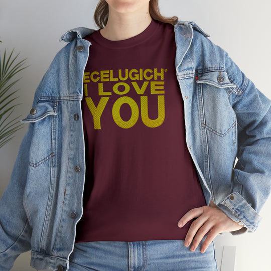 ECELUGICH Unisex Heavy Cotton Tee