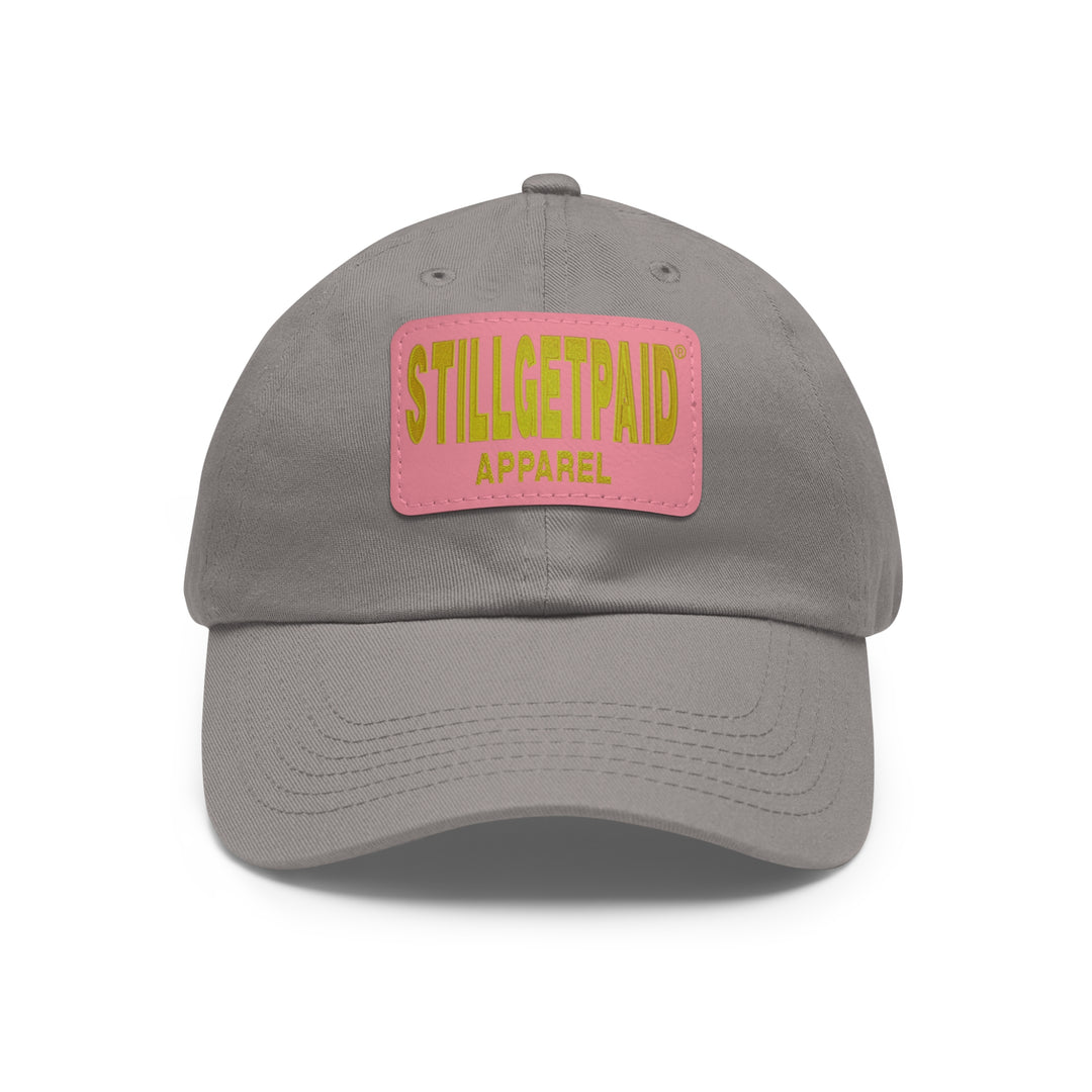 STILLGETPAID APPAREL Dad Hat with Leather Patch