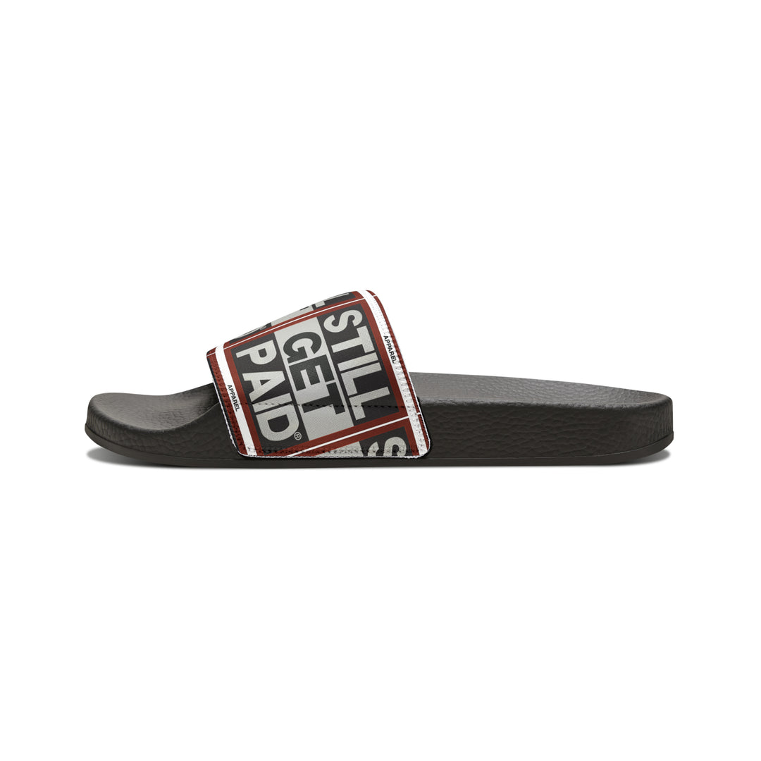 STILLGETPAID APPAREL Women's PU Slide Sandals