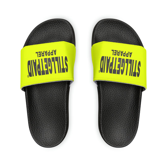 STILLGETPAID APPAREL Men's PU Slide Sandals