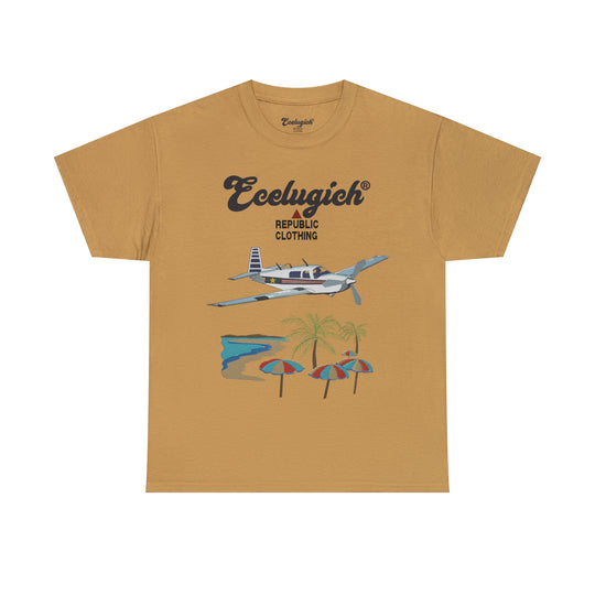 ECELUGICH Unisex Heavy Cotton Tee