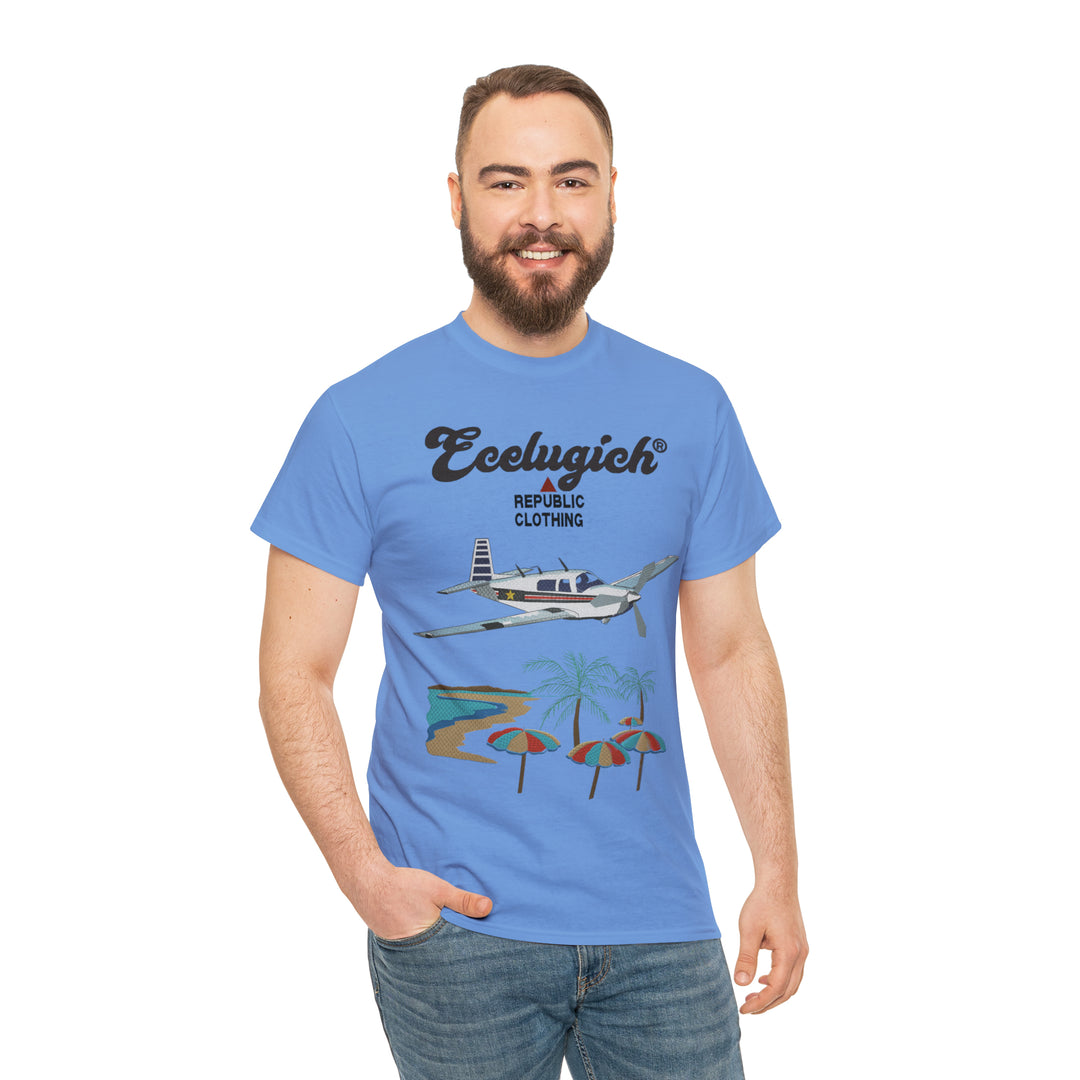 ECELUGICH Unisex Heavy Cotton Tee