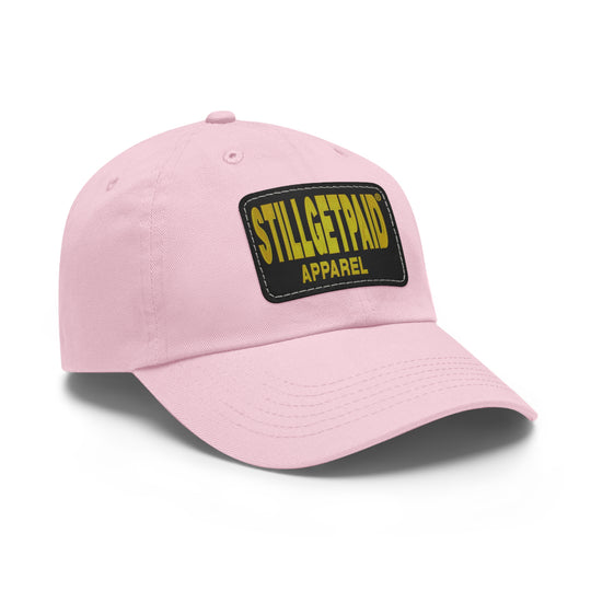 STILLGETPAID APPAREL Dad Hat with Leather Patch