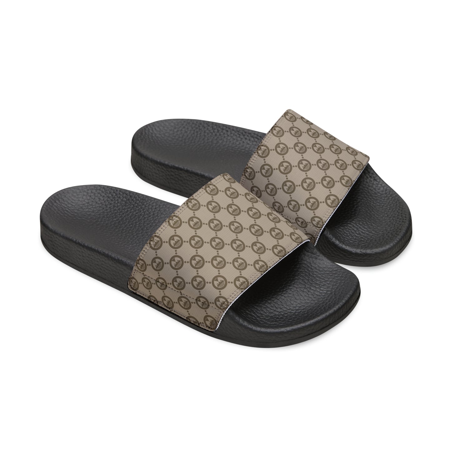 ECELUGICH Men's PU Slide Sandals