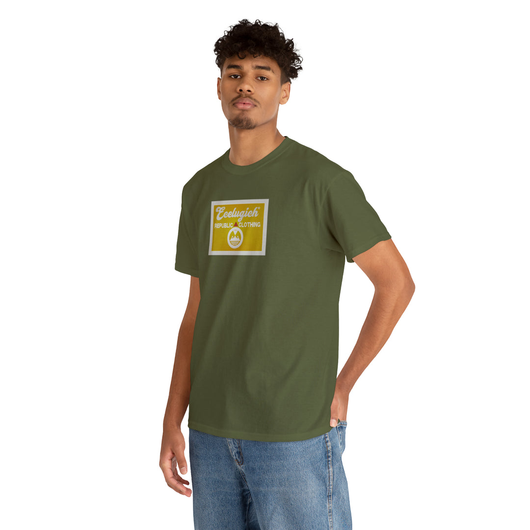 ECELUGICH  Unisex Heavy Cotton Tee