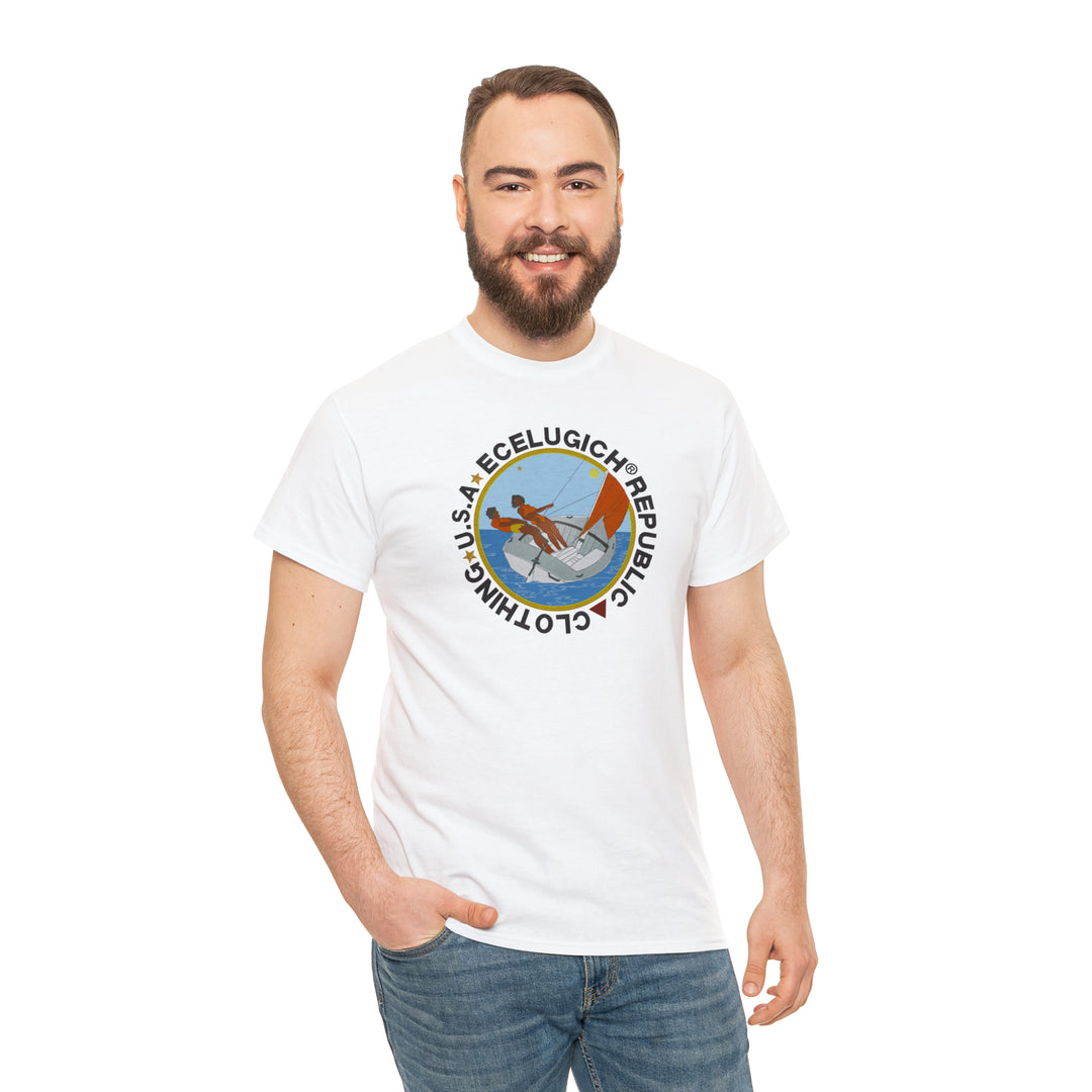 ECELUGICH Unisex Heavy Cotton Tee