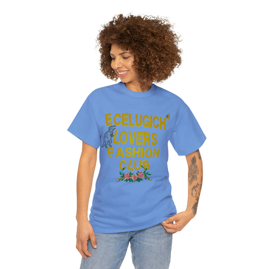 ECELUGICH Unisex Heavy Cotton Tee