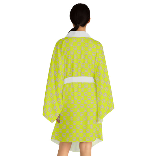 ECELUGICH Long Sleeve Kimono Robe (AOP)