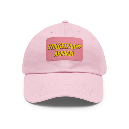 STILLGETPAID APPAREL Dad Hat with Leather Patch