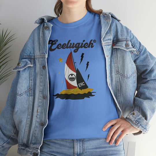 ECELUGICH Unisex Heavy Cotton Tee