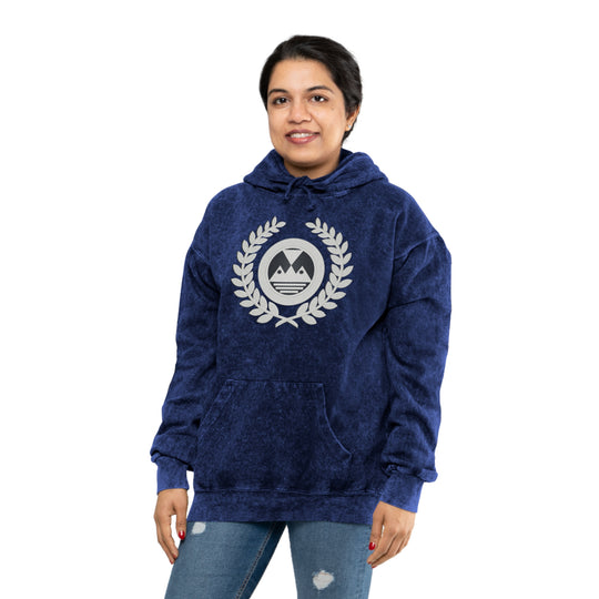 ECELUGICH Unisex Mineral Wash Hoodie